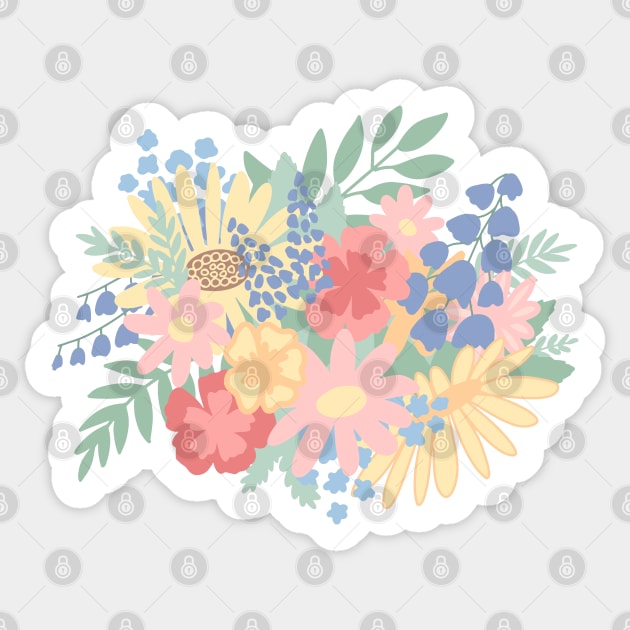 Flowers Sticker by Abbilaura